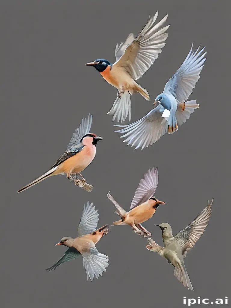 birds transparent