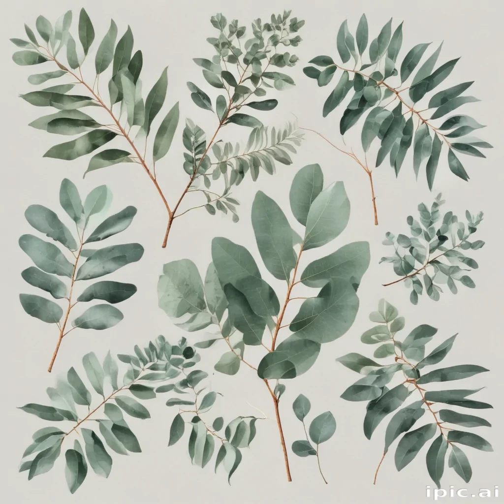 transparent eucalyptus clipart