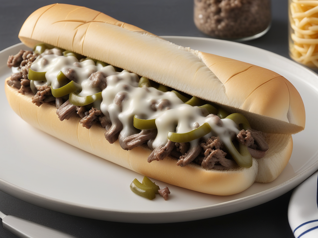 philly cheesesteak with ground beef recipe