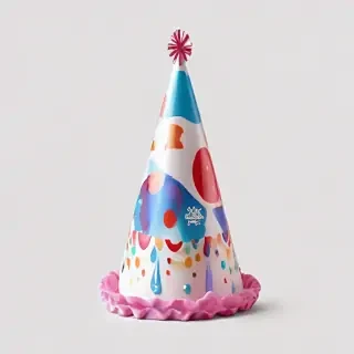 transparent background birthday hat