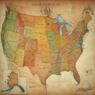 usa map states