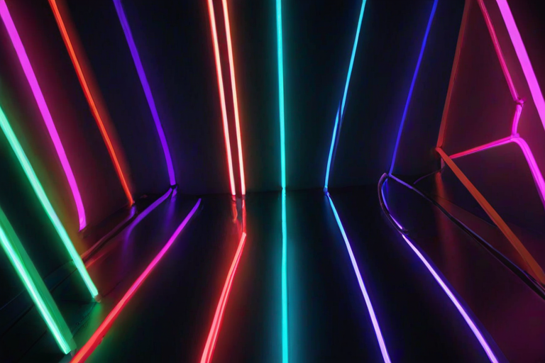 neon colorful background