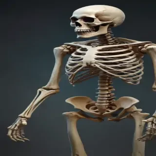 skeleton background