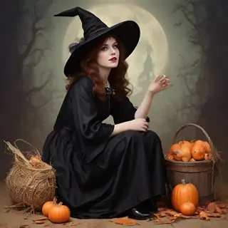 vintage witch images