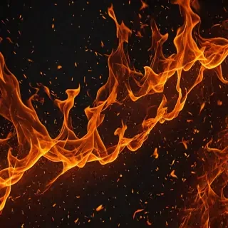 background on fire