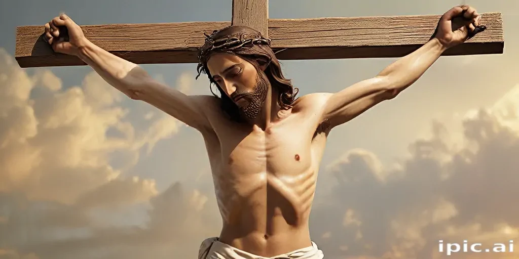 jesus on the cross picture