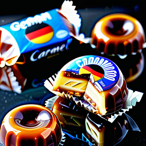german candy with a caramel center