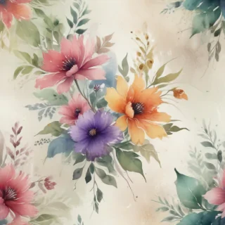 floral watercolor background