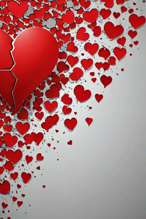 broken heart background