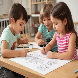 kids drawing