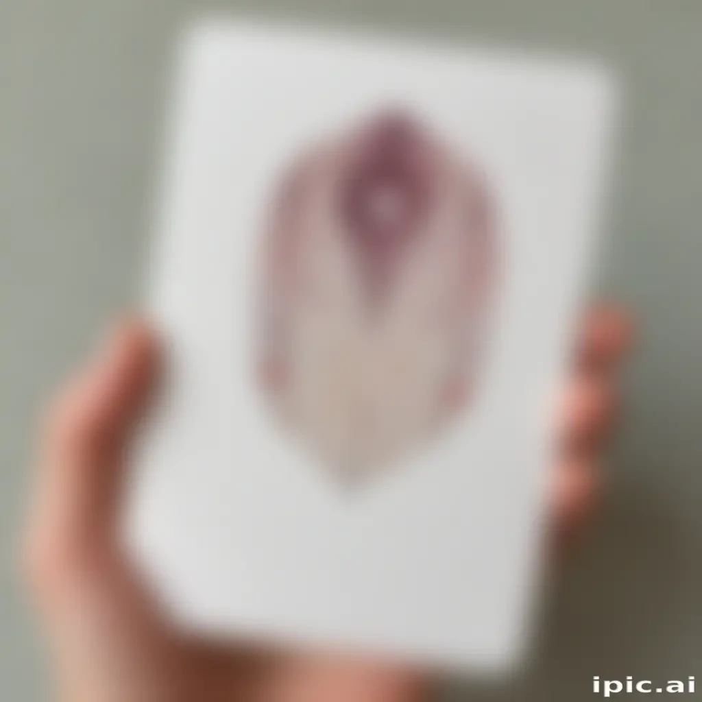 holding card
