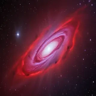 galaxy red wallpaper