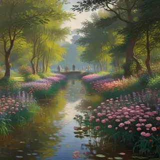 claude monet wallpaper
