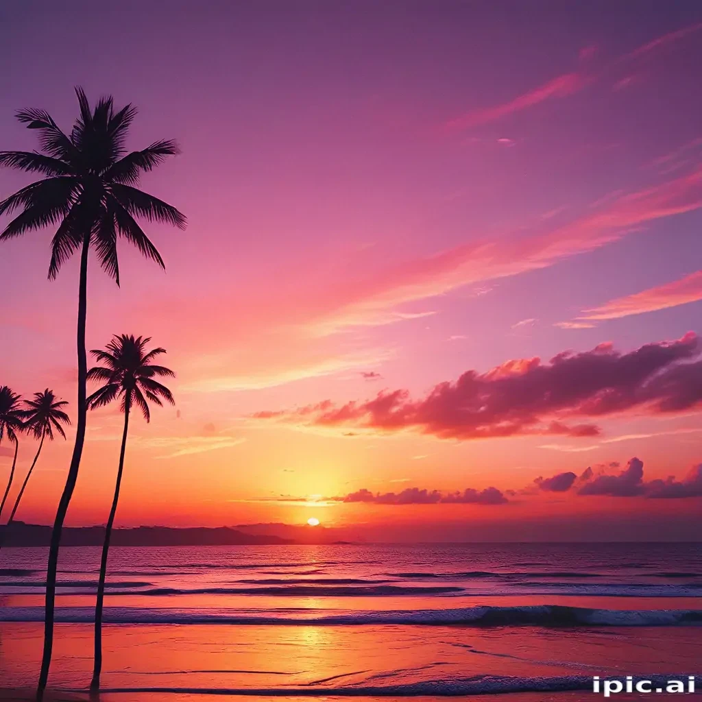 aesthetic sunset wallpaper