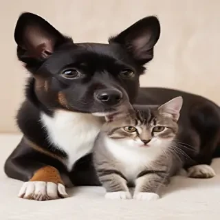 cat and dog