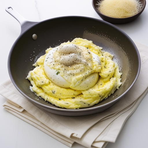 ina garten scrambled eggs cacio e pepe