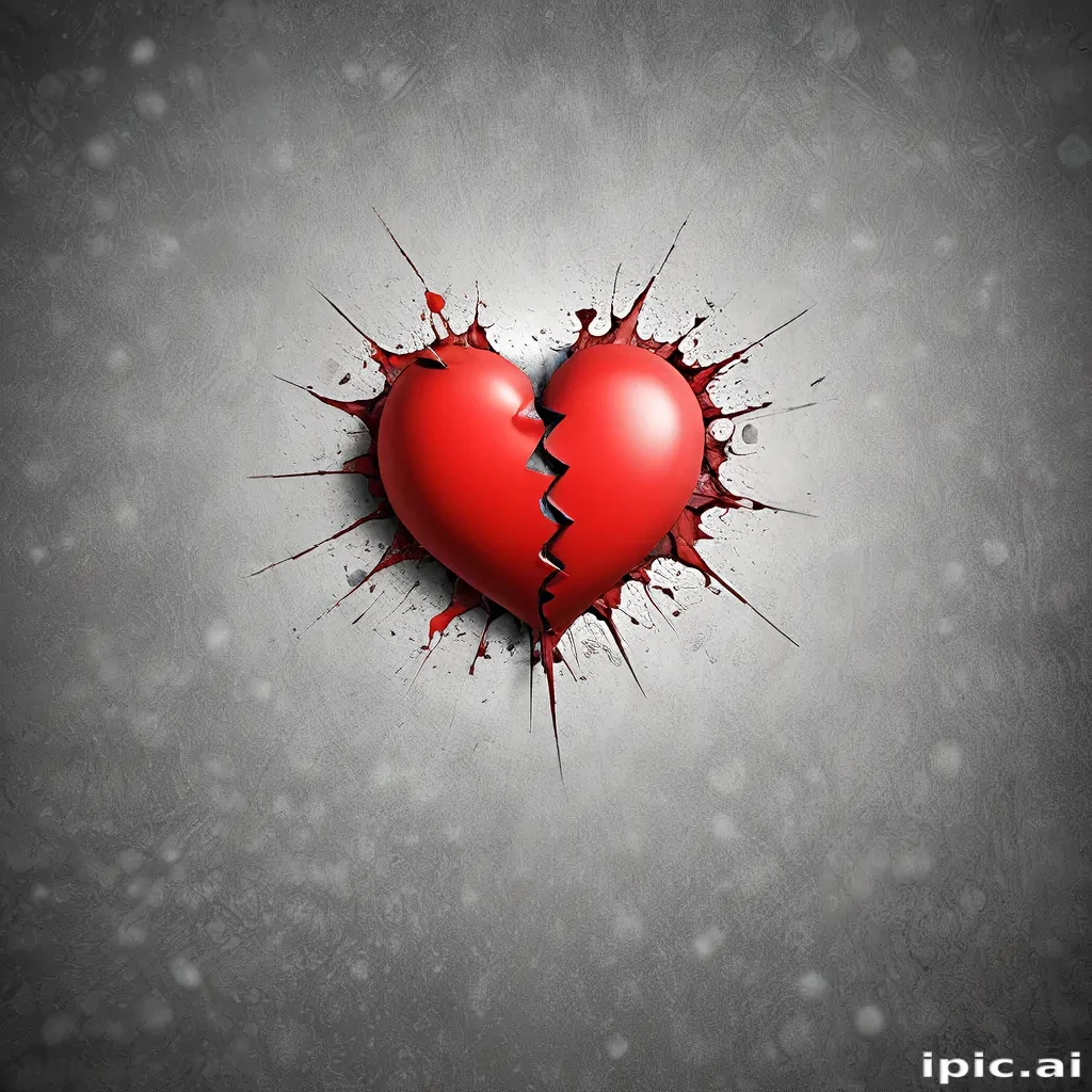 broken heart background