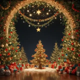 merry christmas transparent
