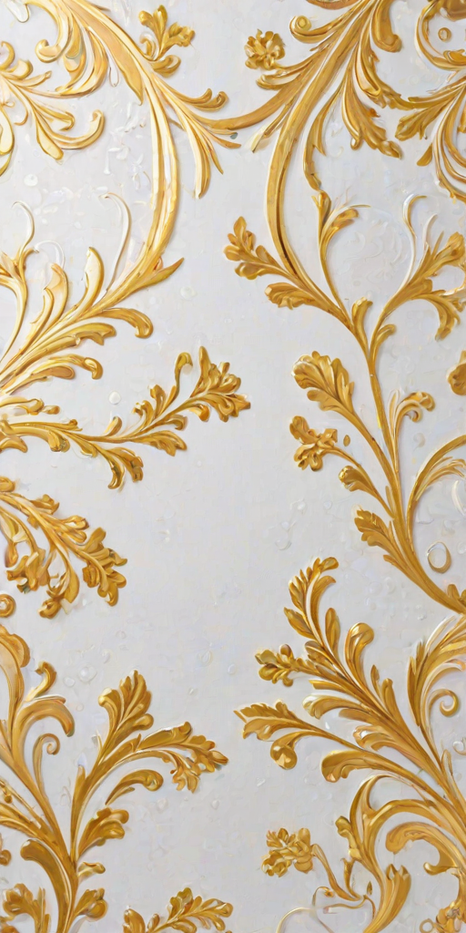 white & gold background