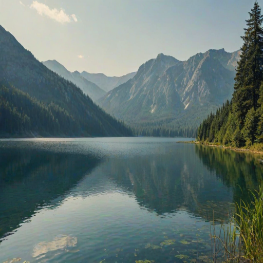 background lake