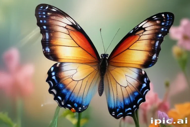 butterflies transparent