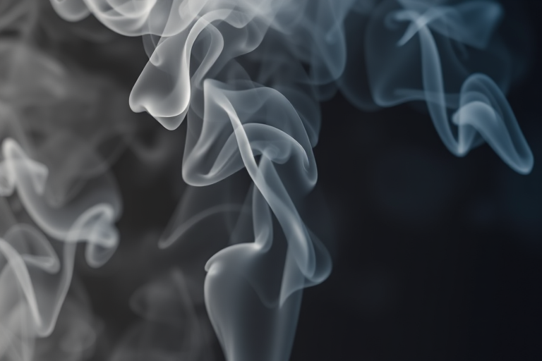 smoke no background