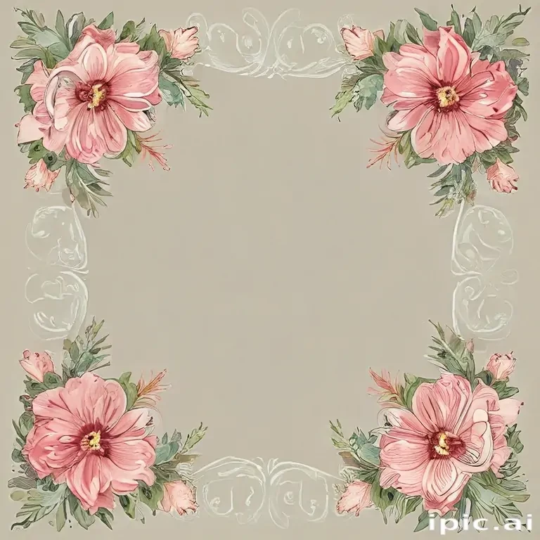 clipart floral border
