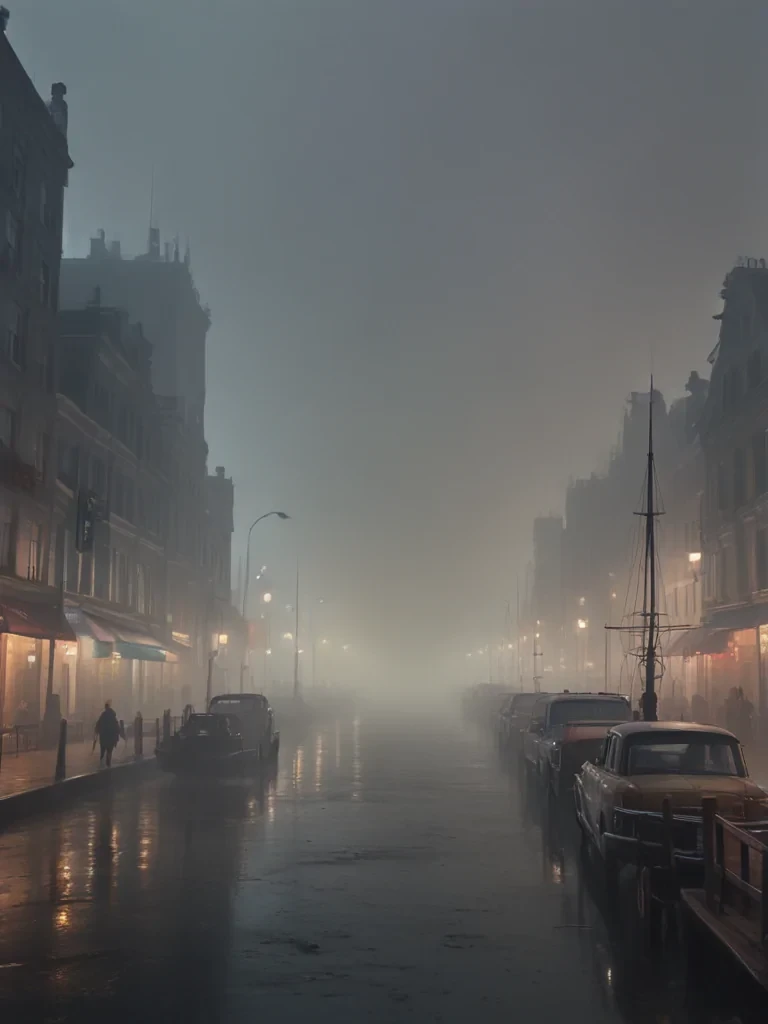 foggy background