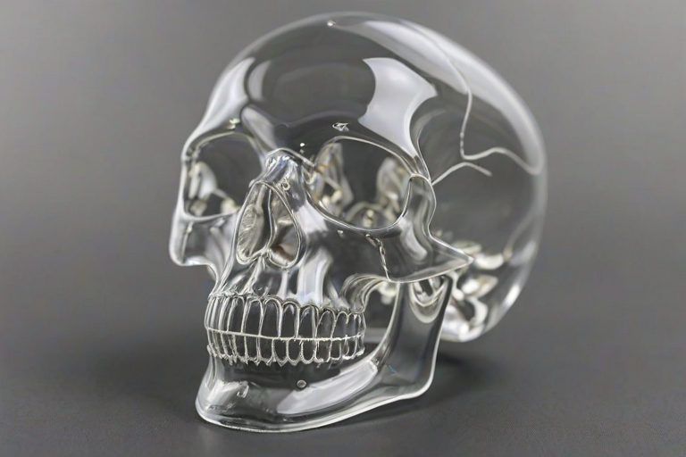 transparent skull