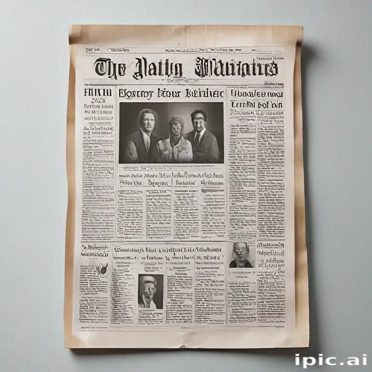 newspaper transparent