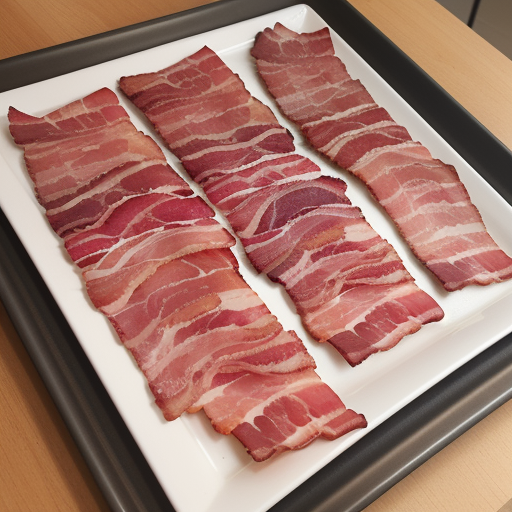 calories in thick cut bacon