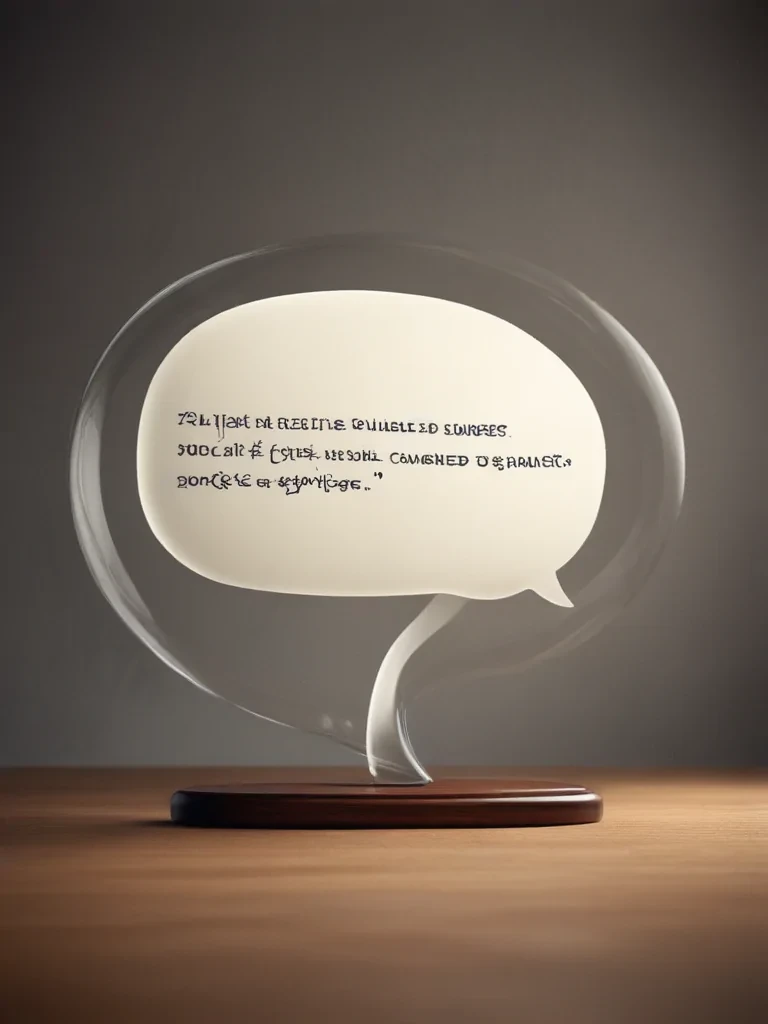 speech bubble