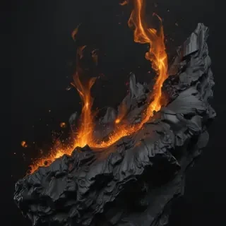 black rough