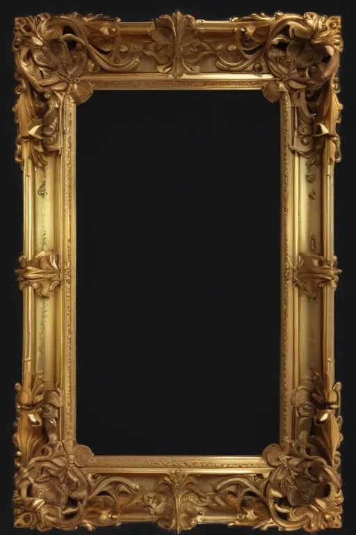 gold frame png transparent