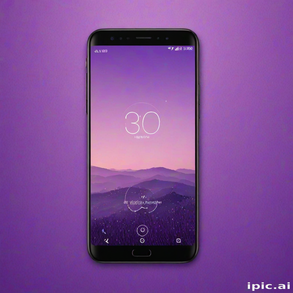 purple lockscreen