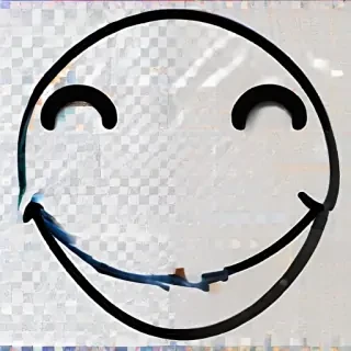 happy face transparent