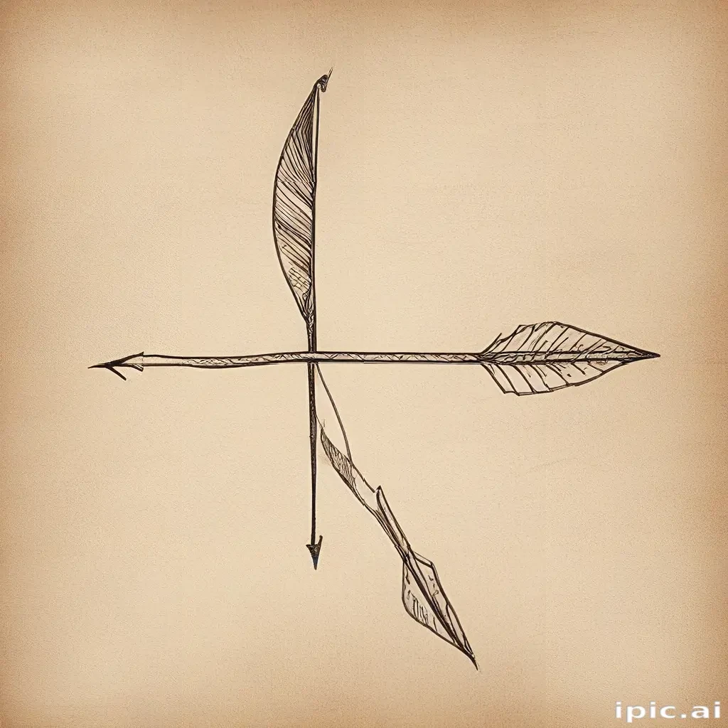 hand drawn arrow