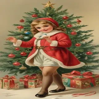 antique christmas images
