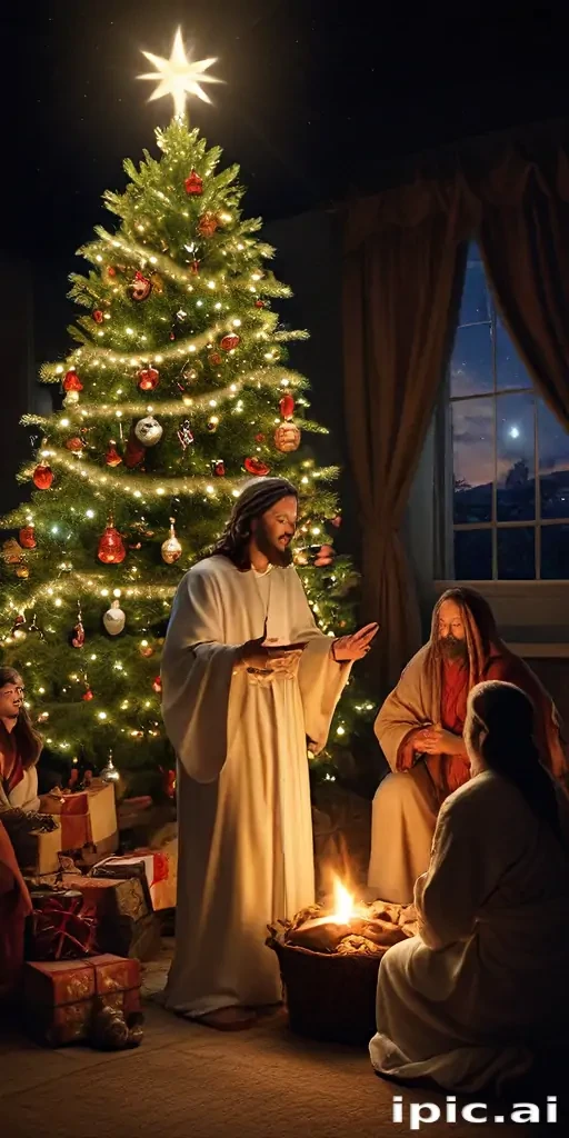 jesus at christmas images