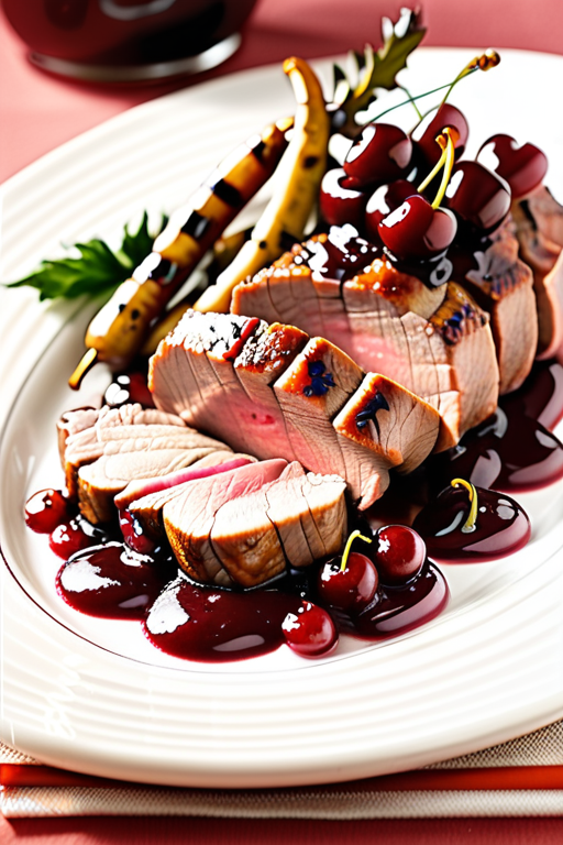 pork tenderloin with cherry sauce