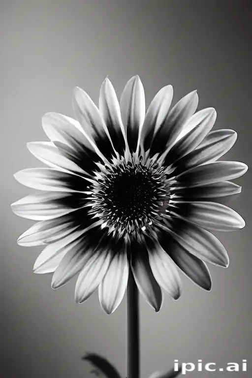 flower images black and white