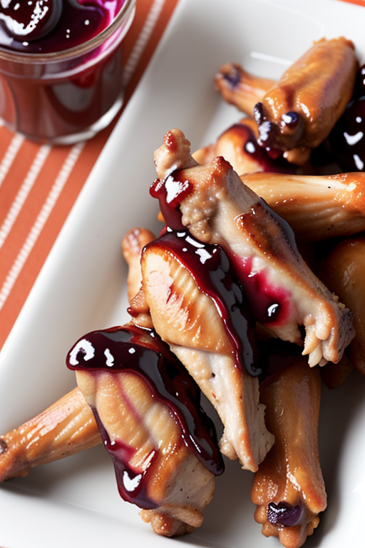 peanut butter and jelly chicken wings
