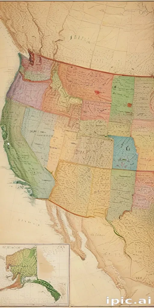 map united states