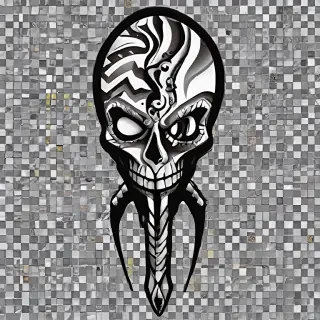 black and white png