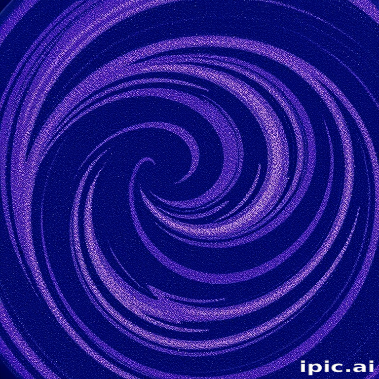Cosmic Galaxy Swirl presents a deep navy base with swirls of purple and silver, capturing the essence of the night sky for celestial-inspired makeup looks.