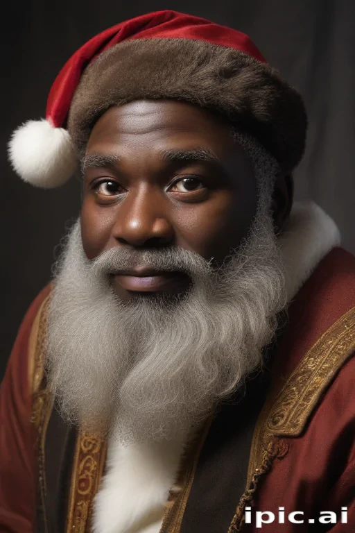 black santa png