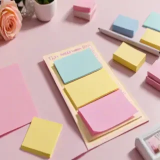 aesthetic cute sticky note png
