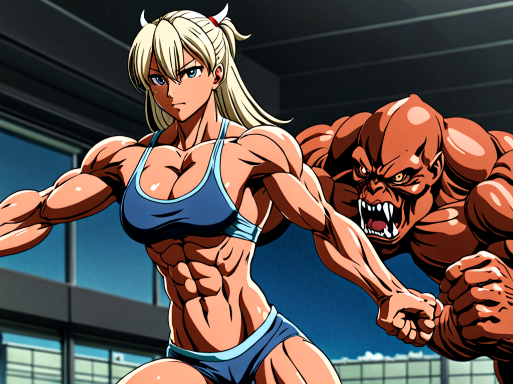 Free Ai Image Generator - High Quality and 100% Unique Images - iPic.Ai muscle  monster girl anime