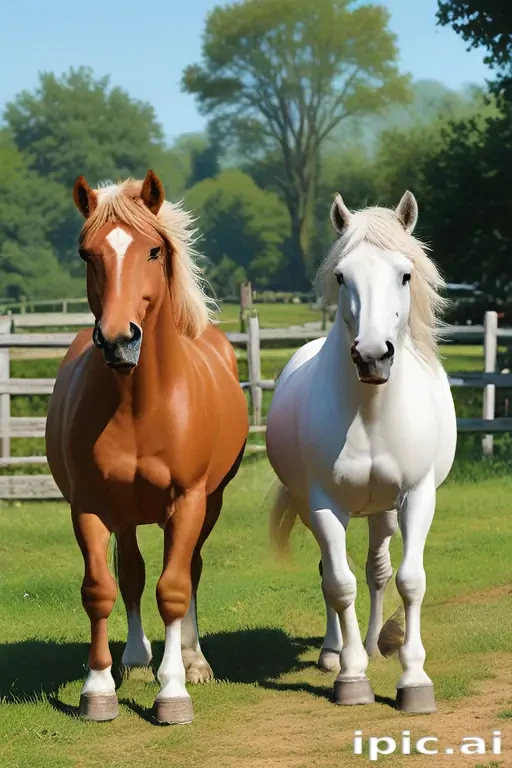 horses cartoon