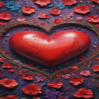 heart aesthetic background
